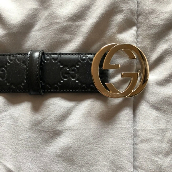 Gucci wide double G ( 34 fit, size 38) - Picture 3 of 5